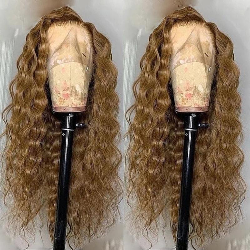 Ash Blonde Deep Wave - Wigs4less