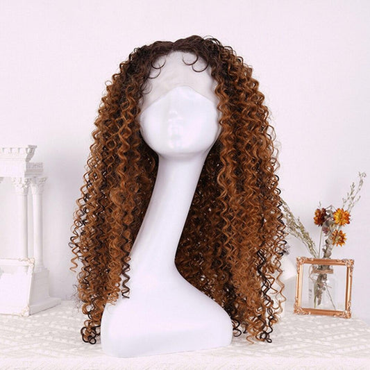 Kinky Curlyt Ombre Brown - Wigs4less