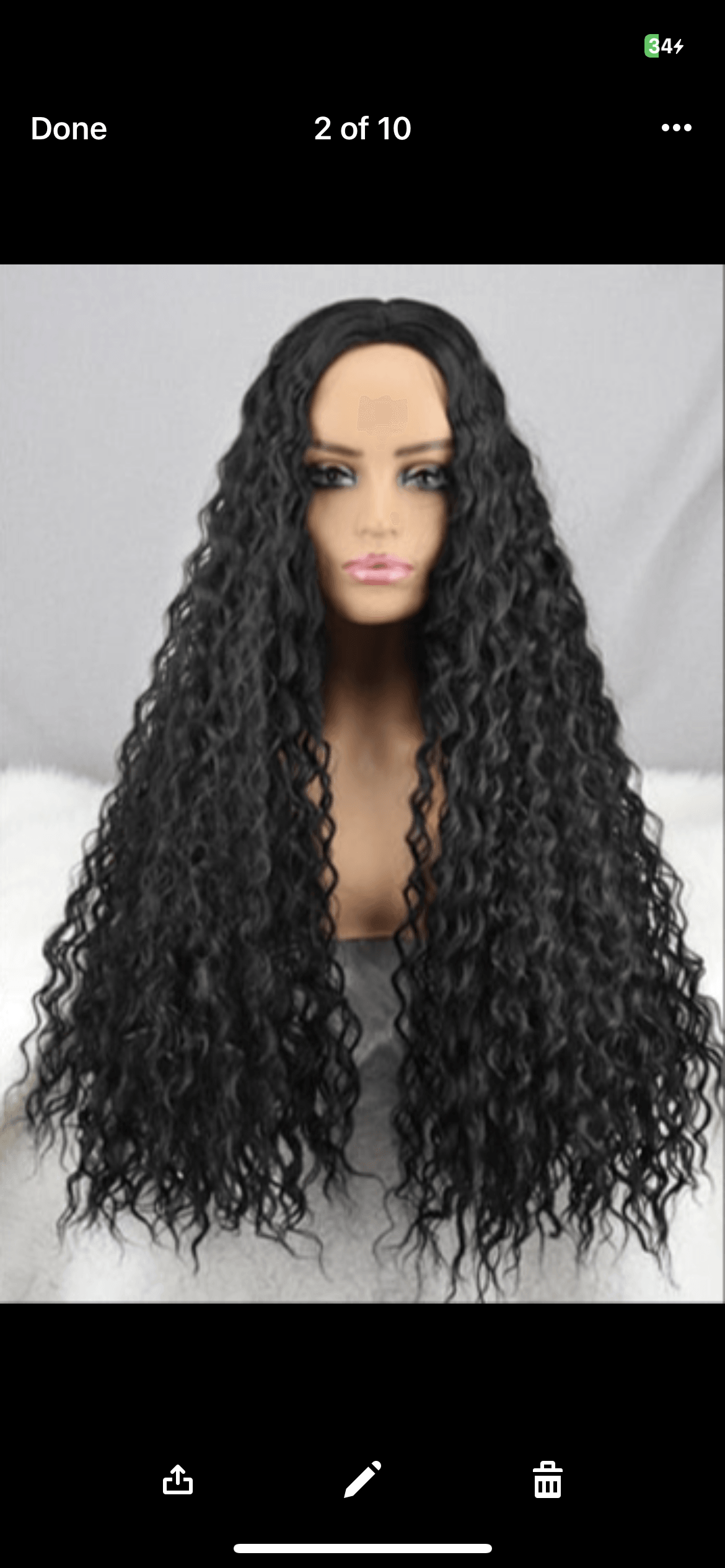 Kinky Curly Long Deep Wave - Wigs4less