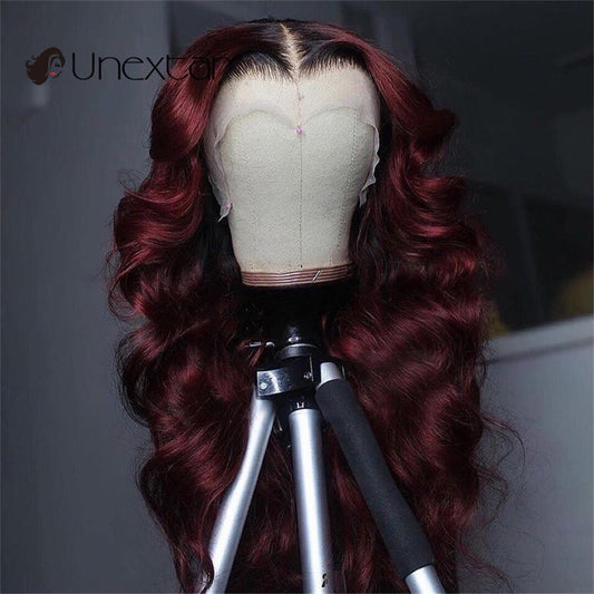 Ombre Burgundy Brazilian - Wigs4less